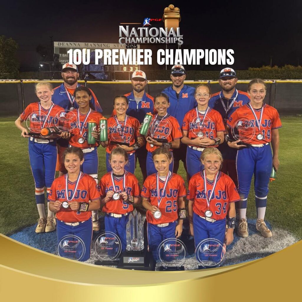 TN Mojo Edwards team picture after winning PGF Nationals in Irvine, California